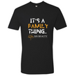 Load image into Gallery viewer, "Its a Family Thing" Block Print T-shirt
